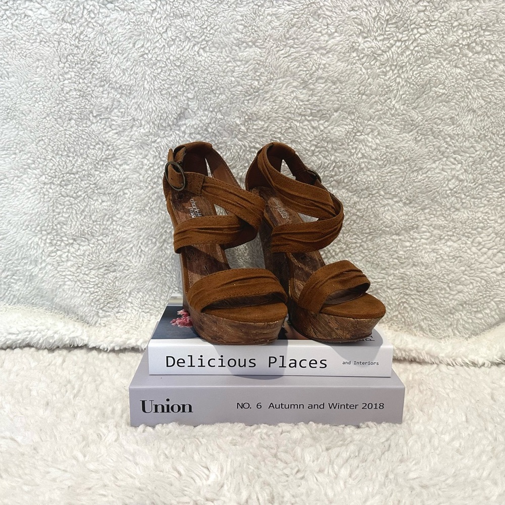 Charlotte Russe Strap Wedges